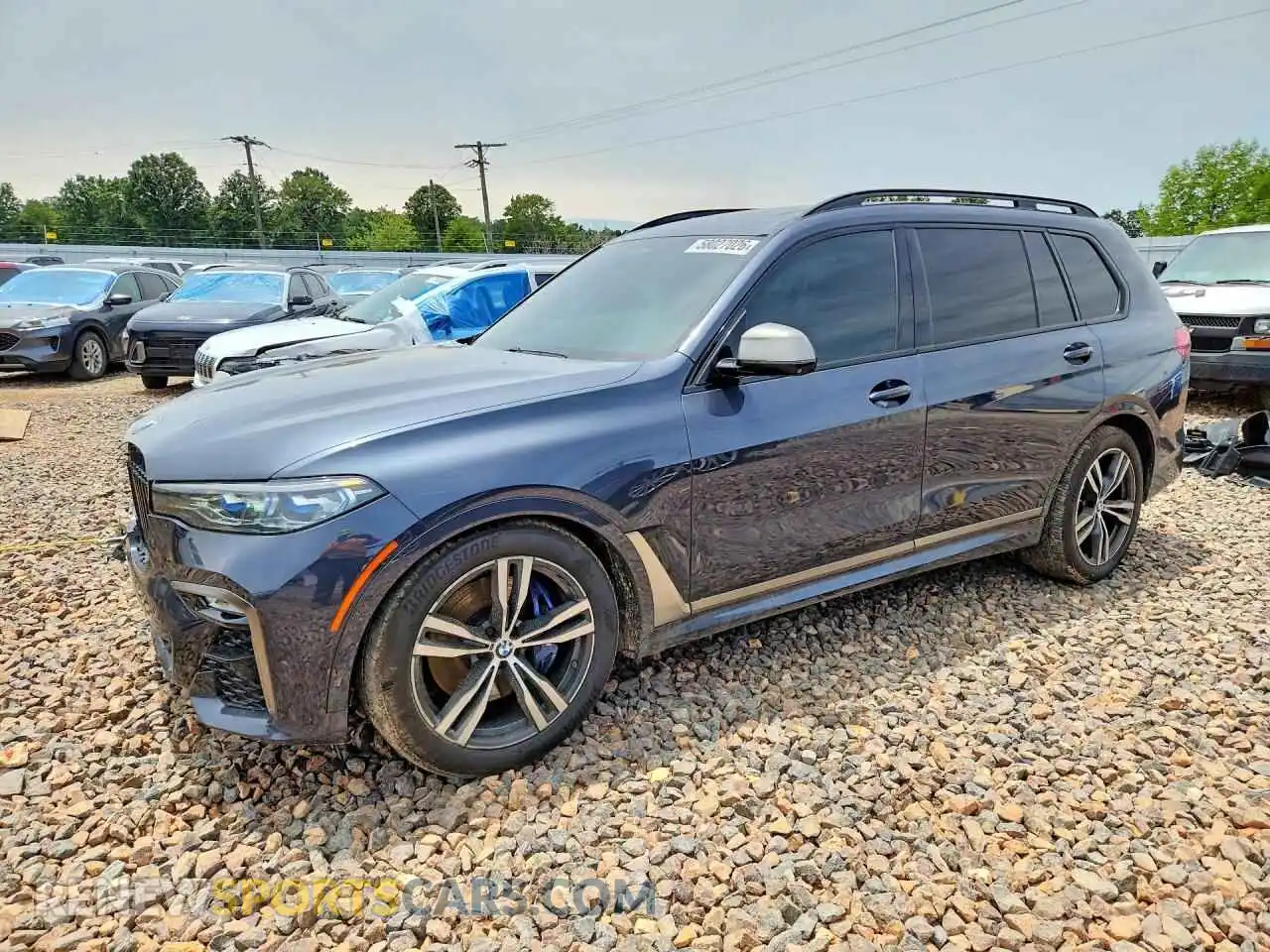 1 Photograph of a damaged car 5UXCX6C07M9E34894 BMW X7 2021