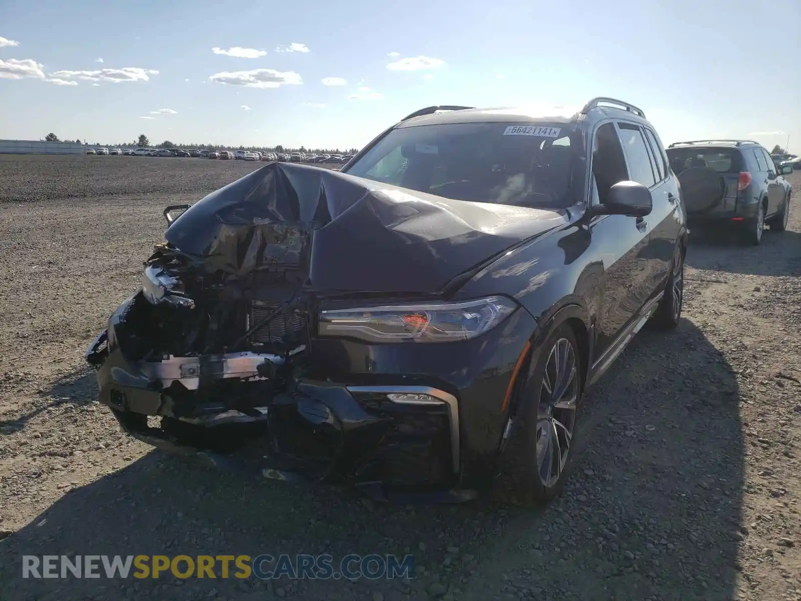 2 Photograph of a damaged car 5UXCX6C07M9G06969 BMW X7 2021