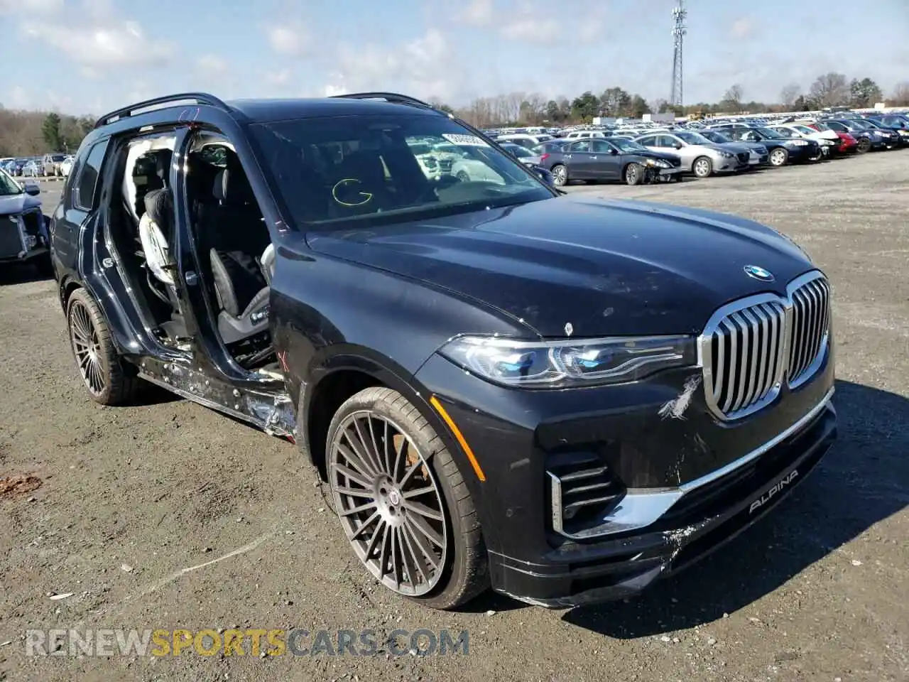 1 Photograph of a damaged car 5UXCX6C10M9G23167 BMW X7 2021