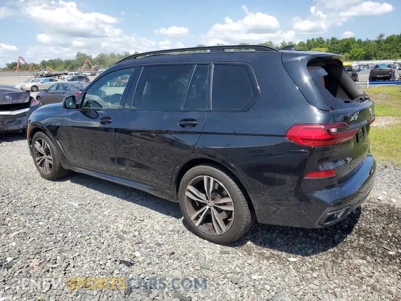 2 fotografías del automóvil dañado 5UXCW2C00N9M58738 BMW X7 2022