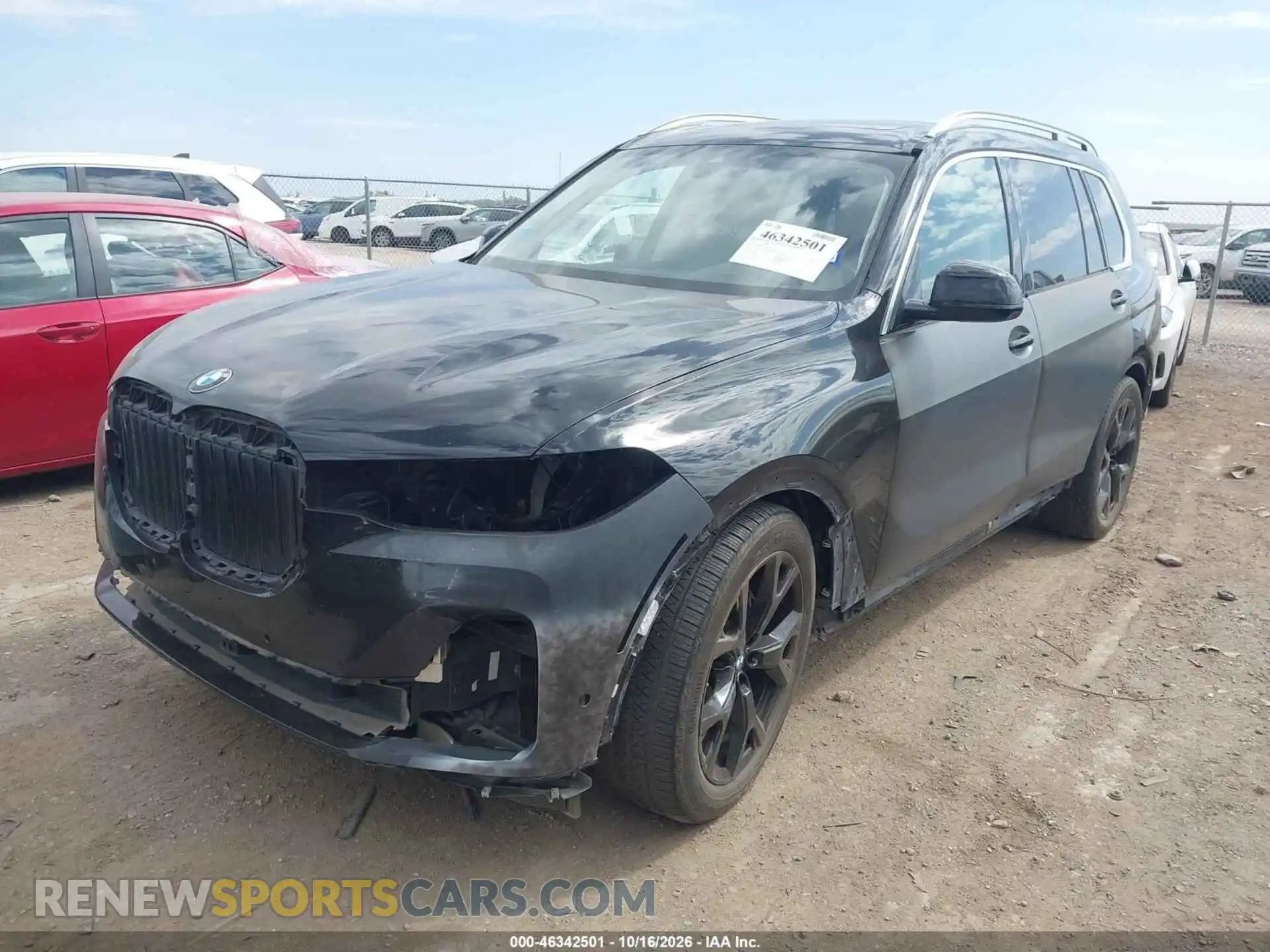 2 fotografías del automóvil dañado 5UXCW2C01N9K63280 BMW X7 2022