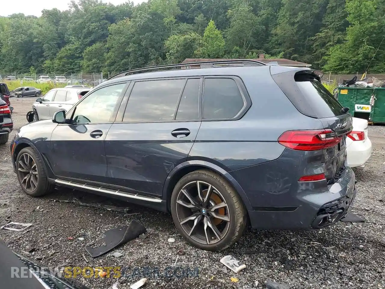2 Photograph of a damaged car 5UXCW2C02N9K00379 BMW X7 2022