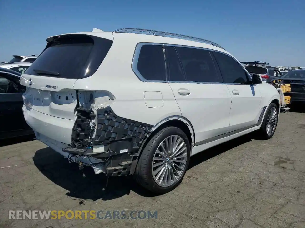 3 fotografías del automóvil dañado 5UXCW2C06N9J14802 BMW X7 2022