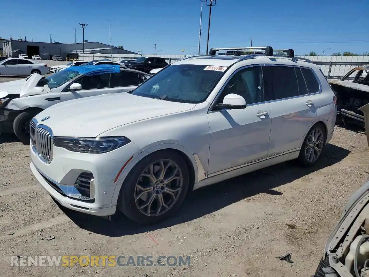 1 fotografías del automóvil dañado 5UXCW2C06N9K46801 BMW X7 2022