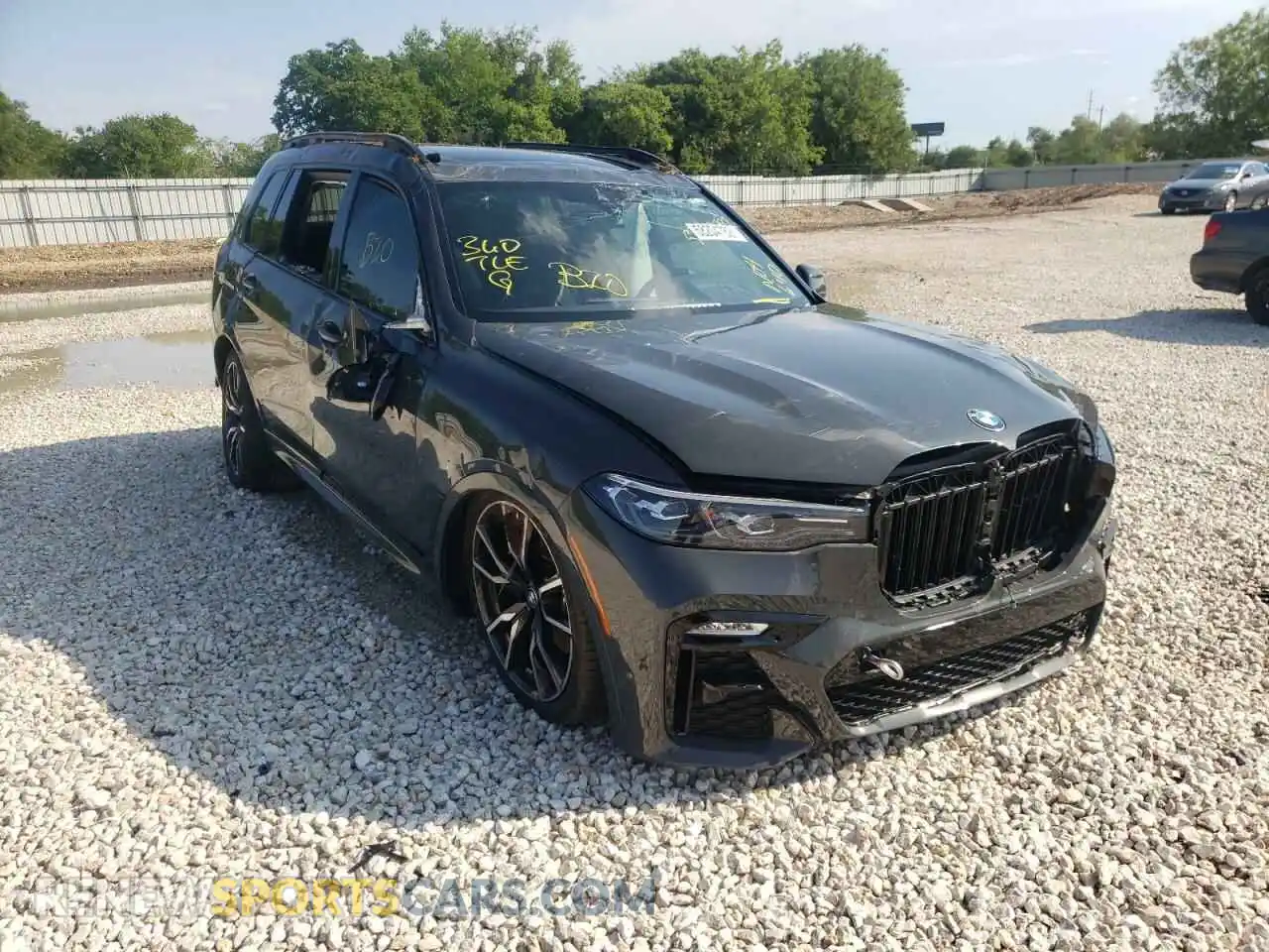 1 Photograph of a damaged car 5UXCW2C06N9N04640 BMW X7 2022