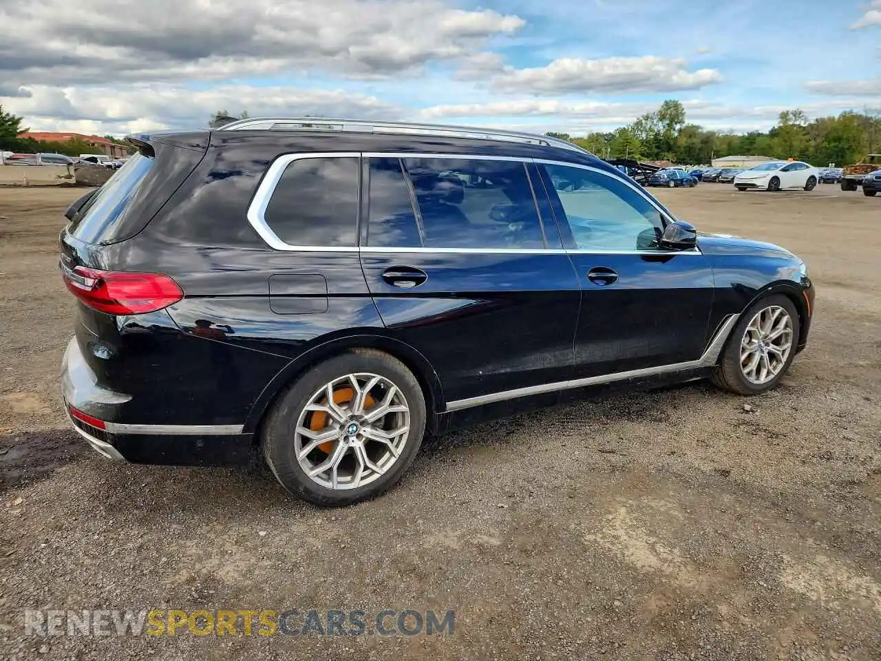 3 fotografías del automóvil dañado 5UXCW2C07N9M34792 BMW X7 2022