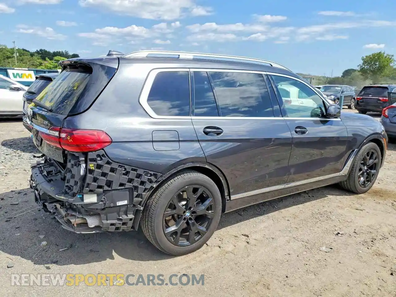 3 fotografías del automóvil dañado 5UXCW2C08N9L66227 BMW X7 2022