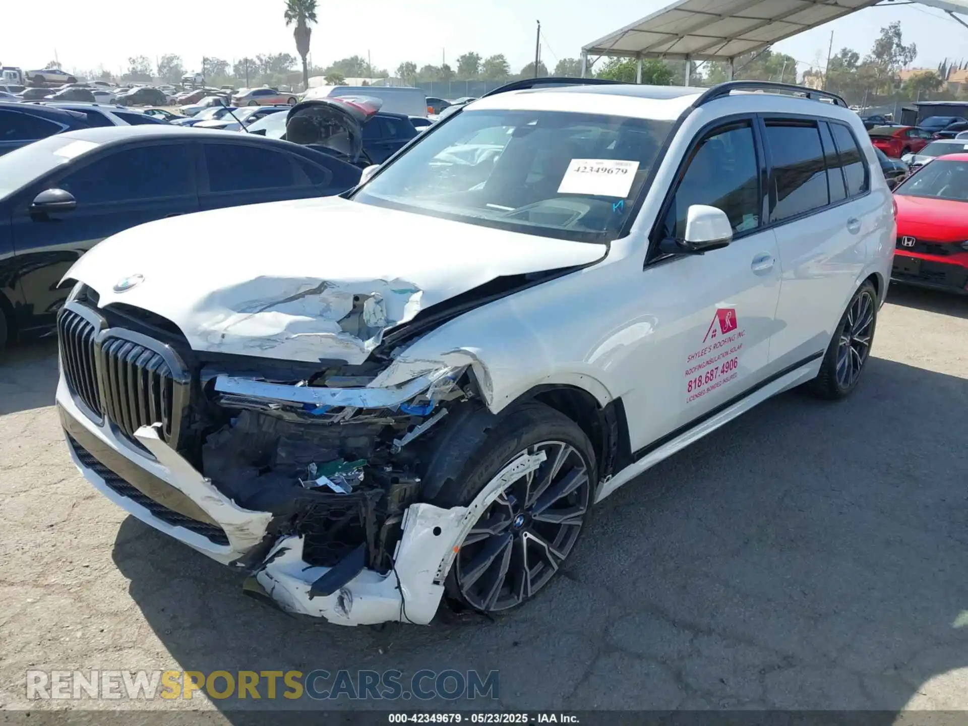 2 Фотография поврежденного автомобиля 5UXCX6C00N9L77369 BMW X7 2022