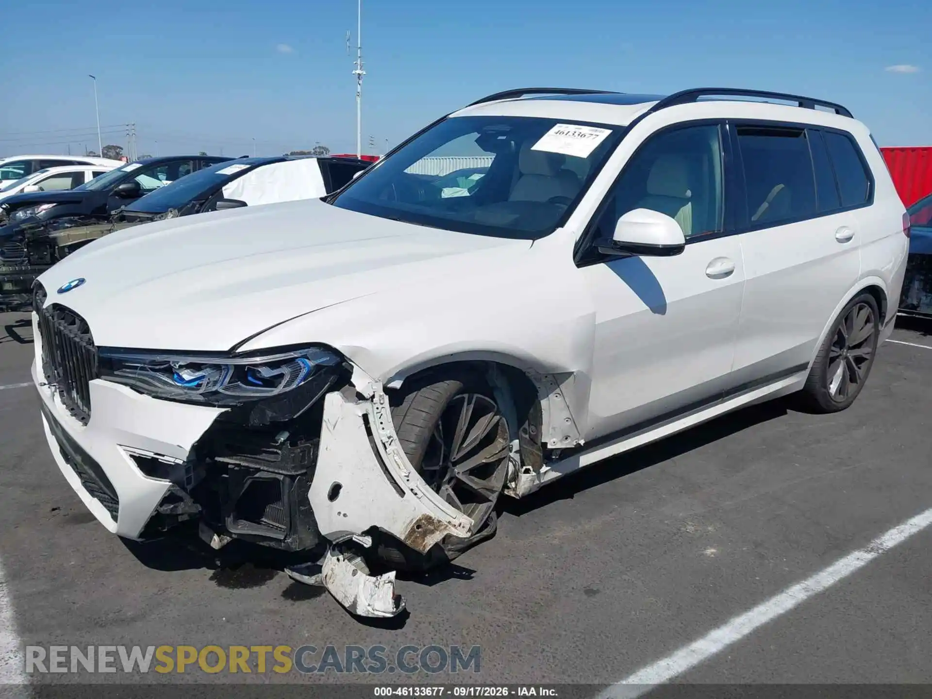 2 Фотография поврежденного автомобиля 5UXCX6C01N9K22085 BMW X7 2022