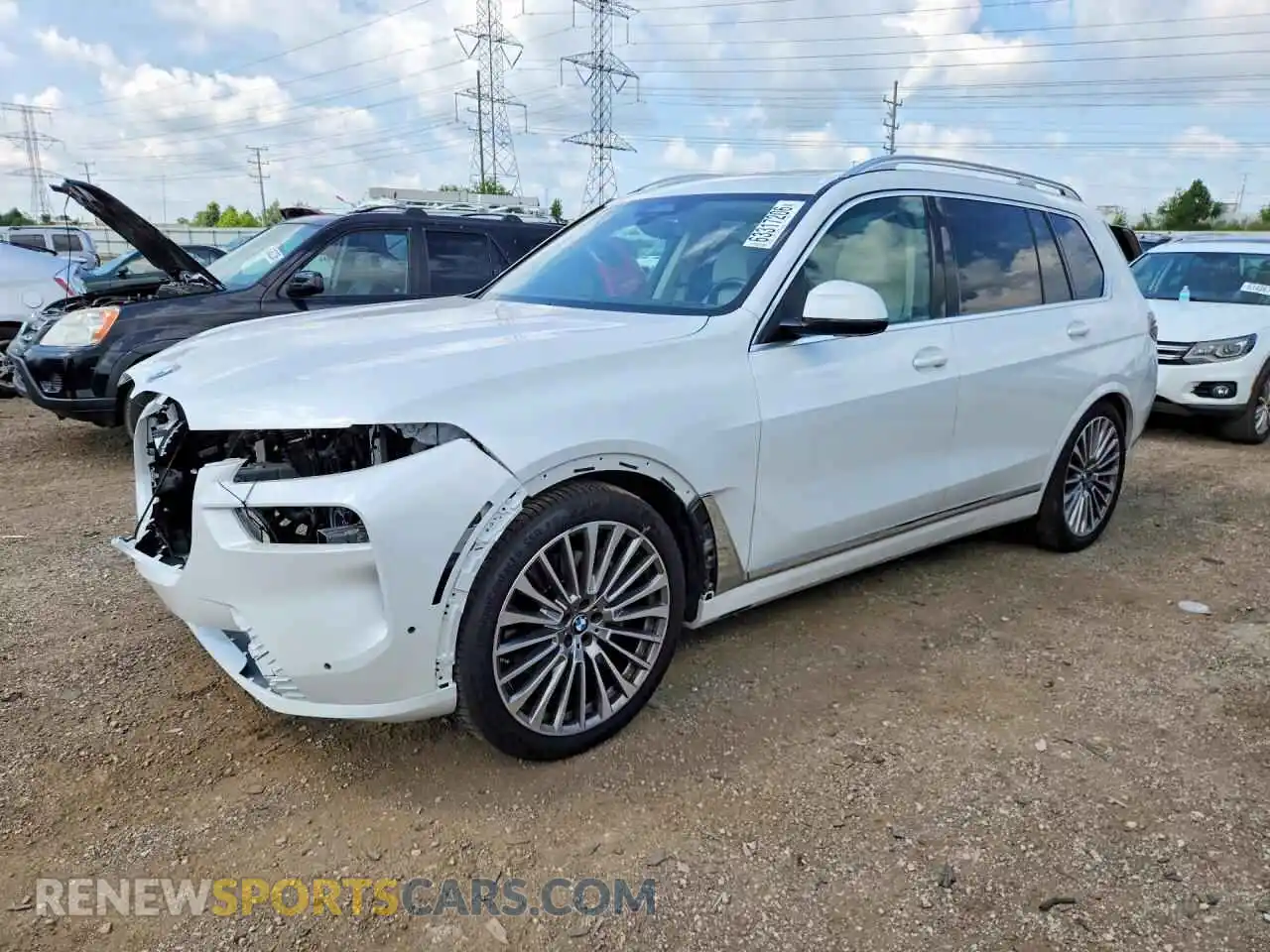 1 fotografías del automóvil dañado 5UX23EM01P9N67636 BMW X7 2023