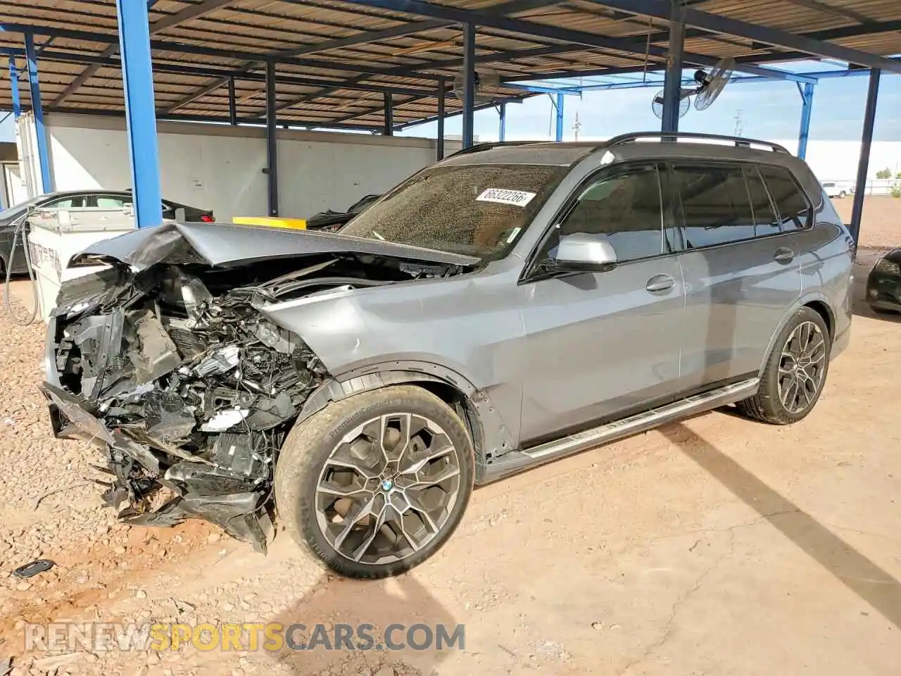 1 fotografías del automóvil dañado 5UX23EM01P9P50177 BMW X7 2023