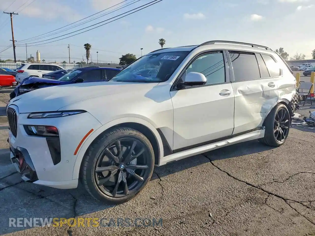 1 fotografías del automóvil dañado 5UX23EM03P9P31050 BMW X7 2023