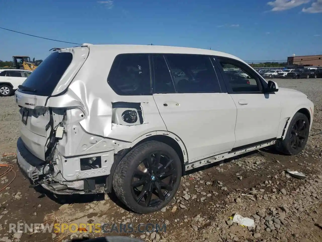 3 Photograph of a damaged car 5UX23EM07P9P66304 BMW X7 2023