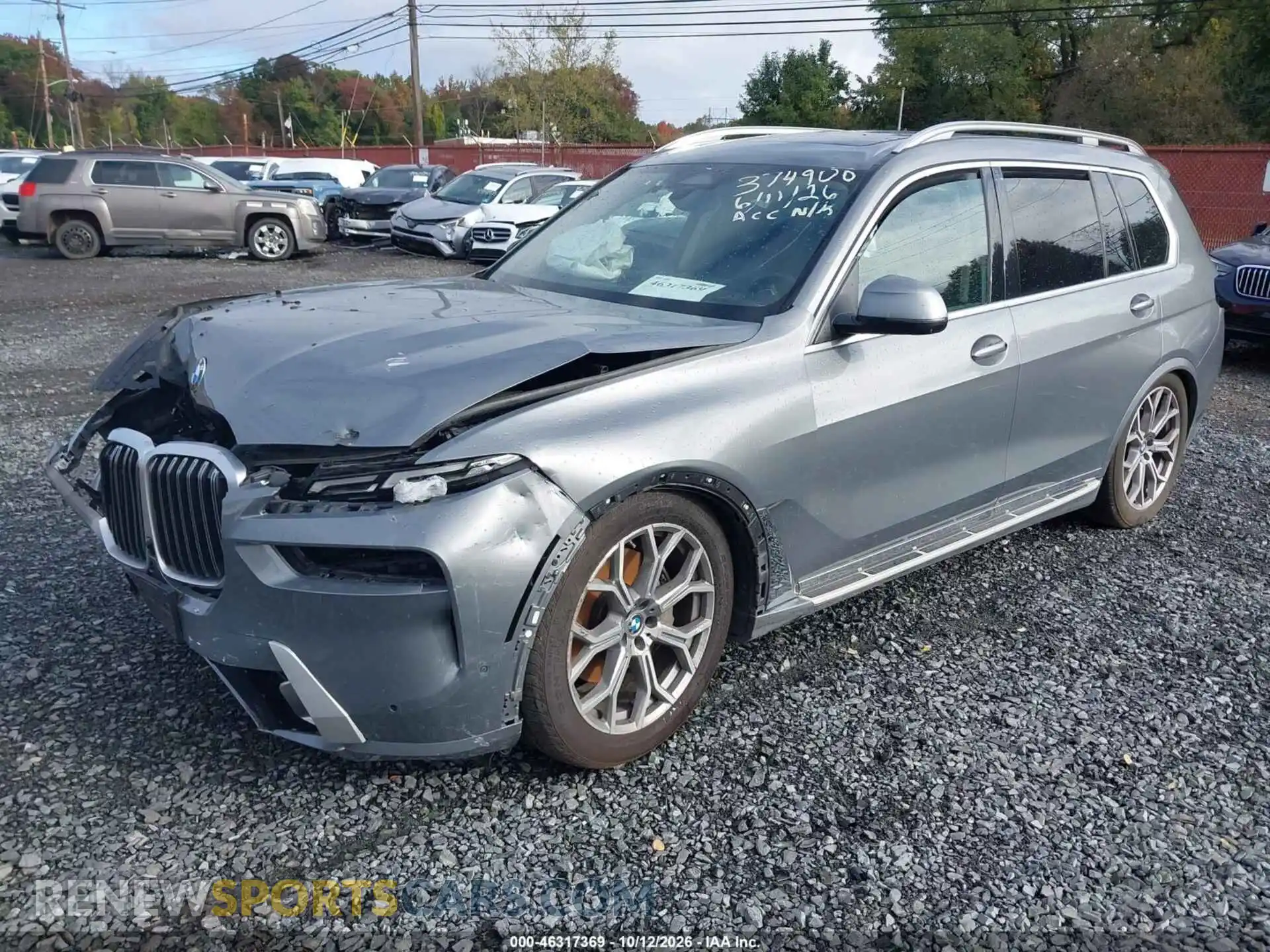 2 Фотография поврежденного автомобиля 5UX23EM09P9P19937 BMW X7 2023