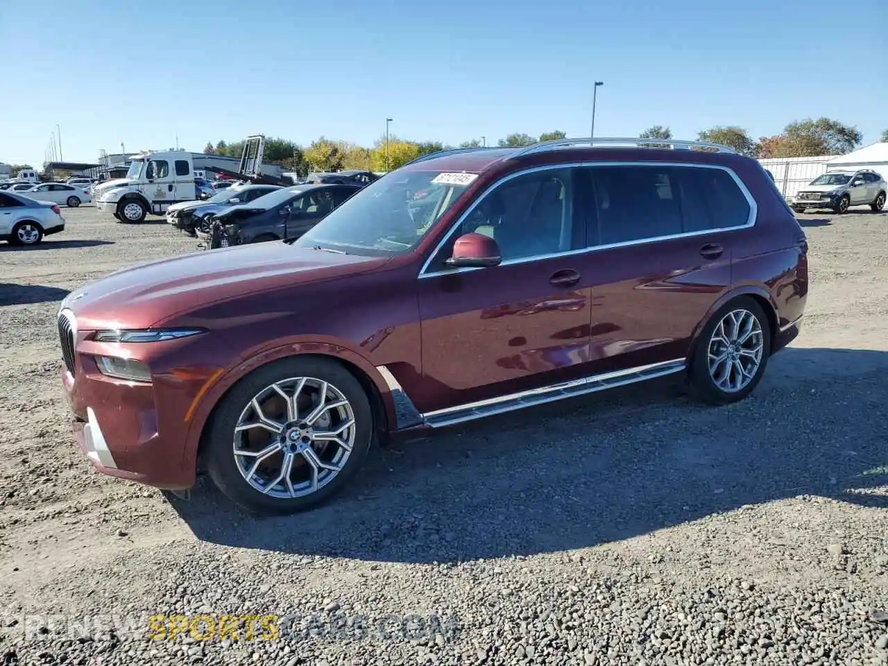 1 Photograph of a damaged car 5UX23EM01R9U59925 BMW X7 2024