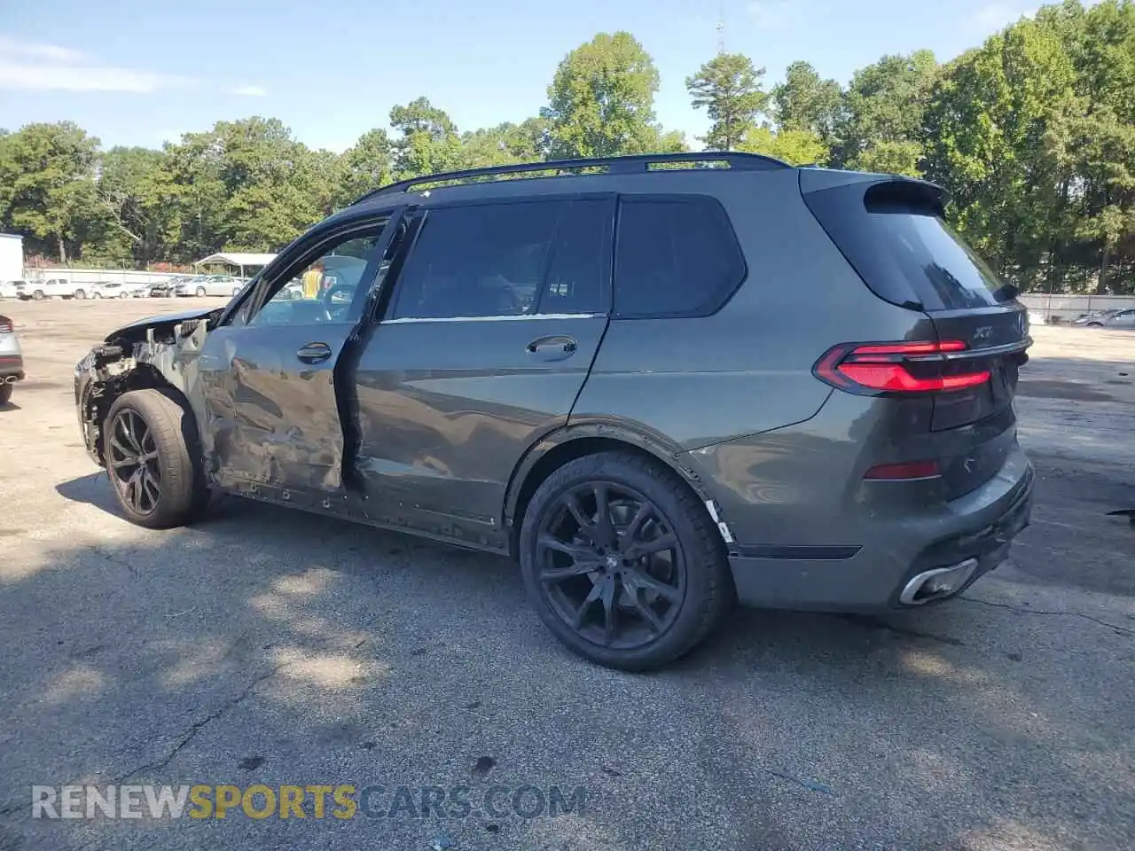 2 Photograph of a damaged car 5UX23EM06R9W06899 BMW X7 2024