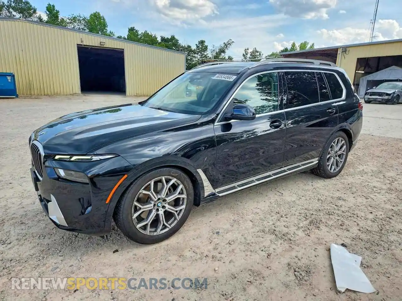 1 fotografías del automóvil dañado 5UX23EM09R9U24274 BMW X7 2024