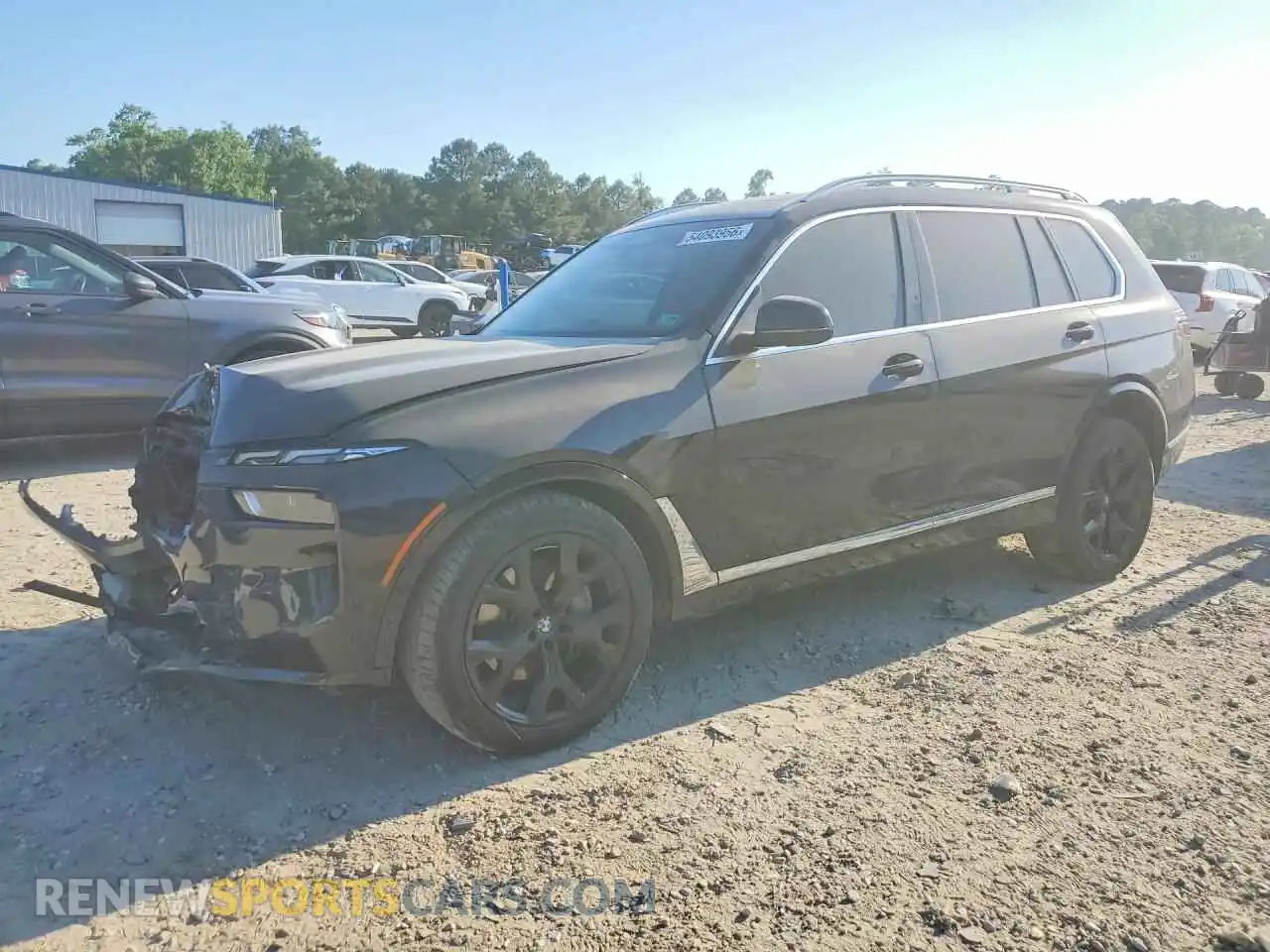 1 Photograph of a damaged car 5UX23EM09R9V13245 BMW X7 2024