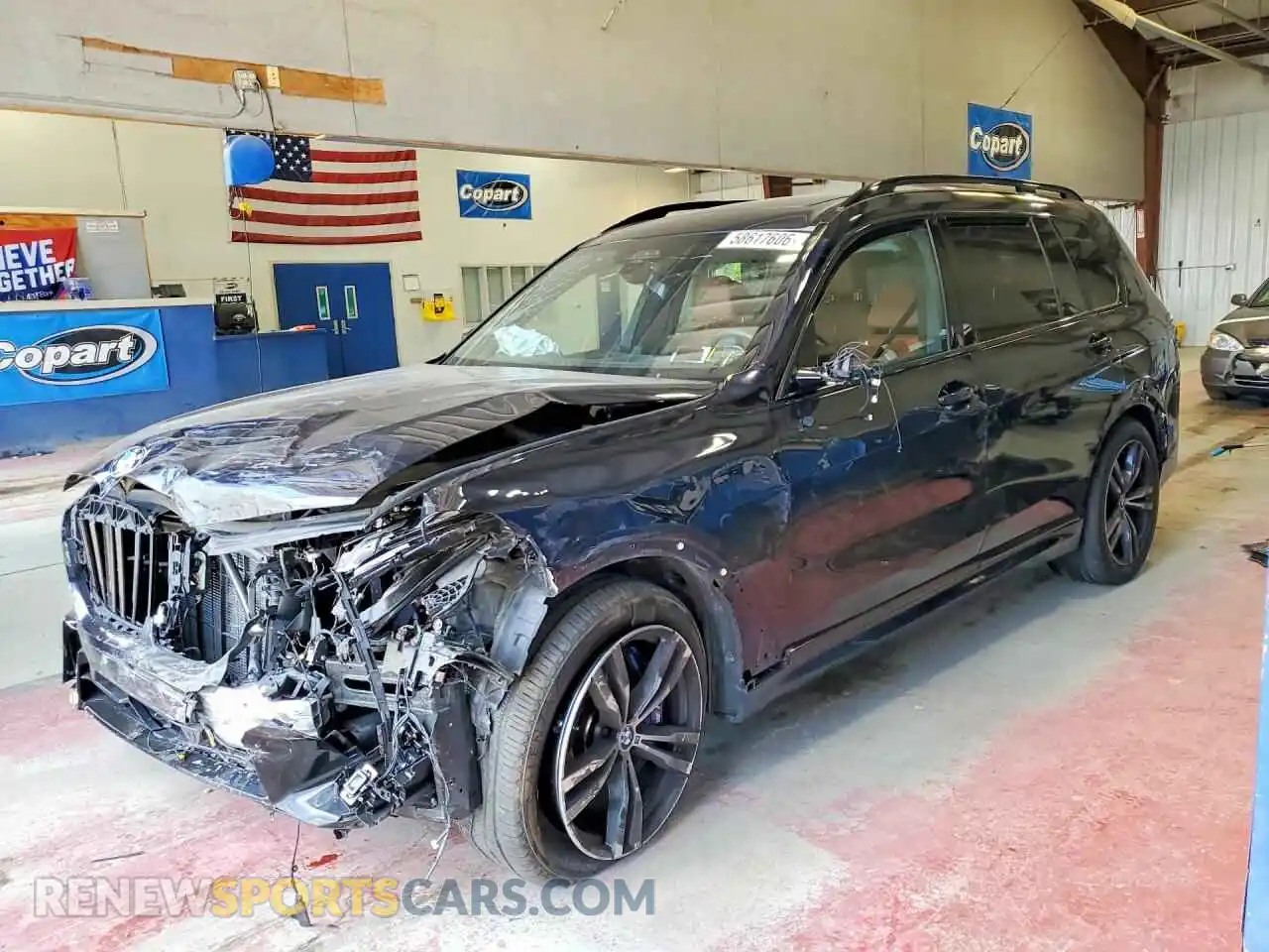 1 Фотография поврежденного автомобиля 5UX33EM0XR9V87293 BMW X7 2024