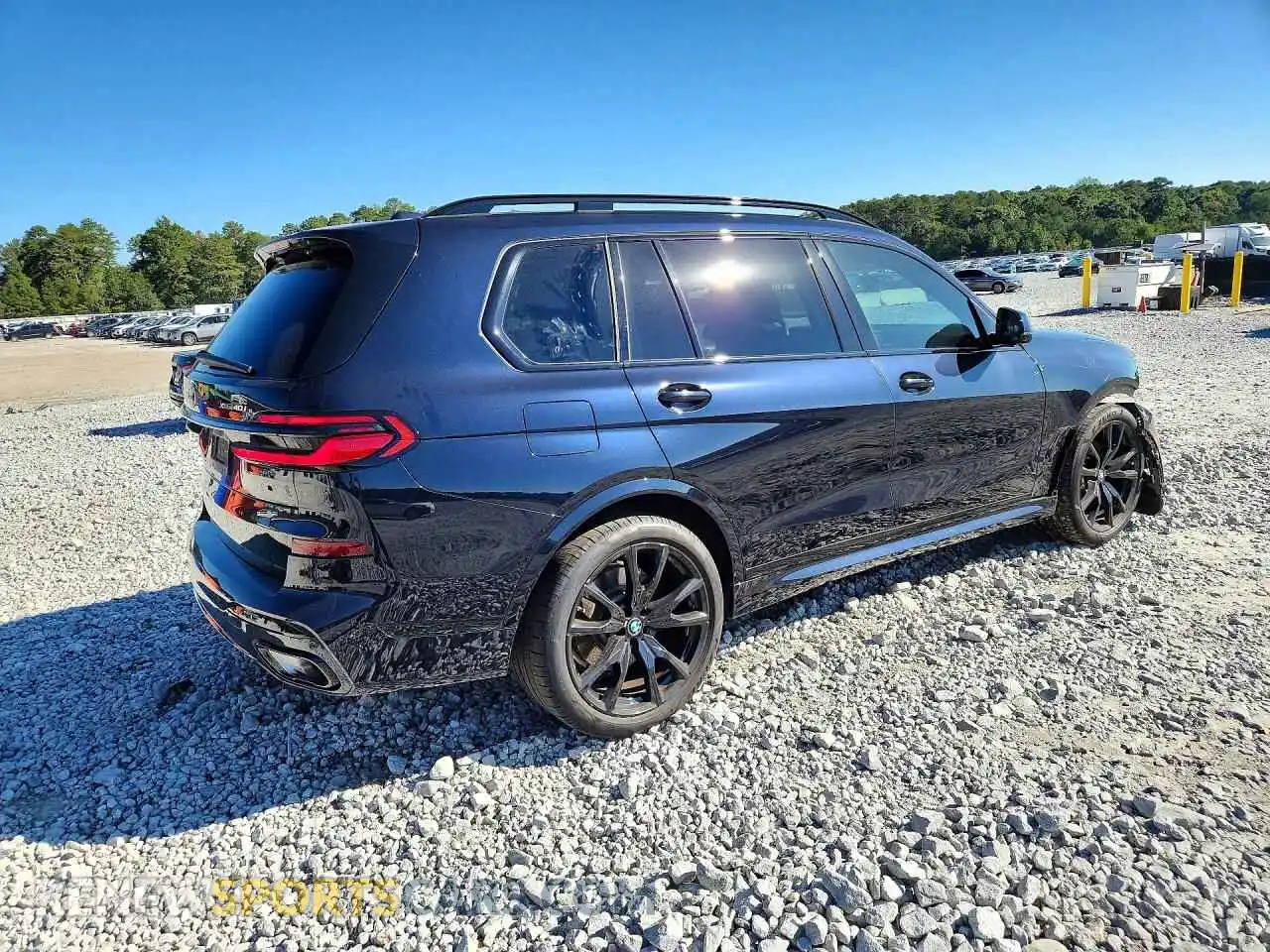 3 fotografías del automóvil dañado 5UX23EM01S9Y07762 BMW X7 2025