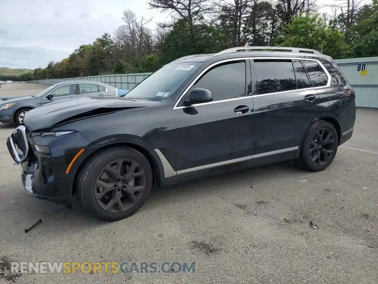 1 Photograph of a damaged car 5UX23EM02S9Z55807 BMW X7 2025