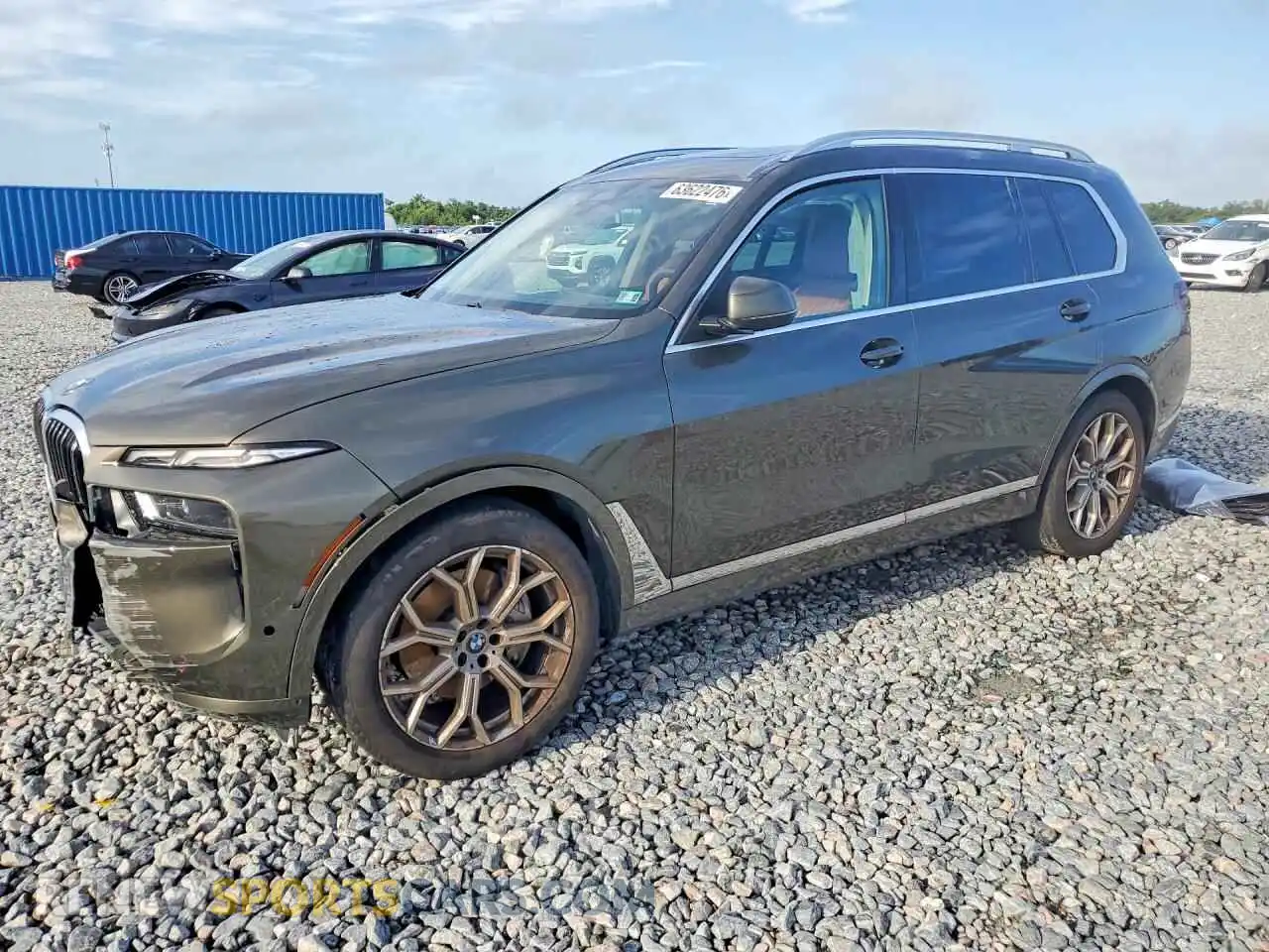 1 Photograph of a damaged car 5UX23EM04S9Y79510 BMW X7 2025