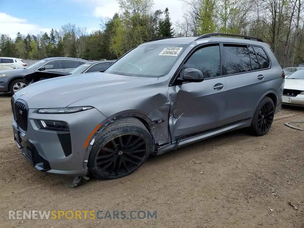 1 Photograph of a damaged car 5UX33EM0XS9Y93934 BMW X7 2025
