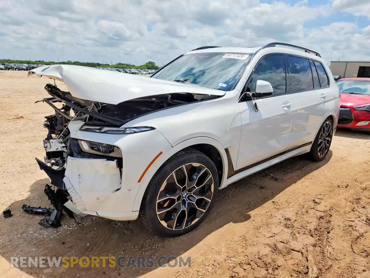 1 Photograph of a damaged car 5UX23EM03T9218133 BMW X7 2026