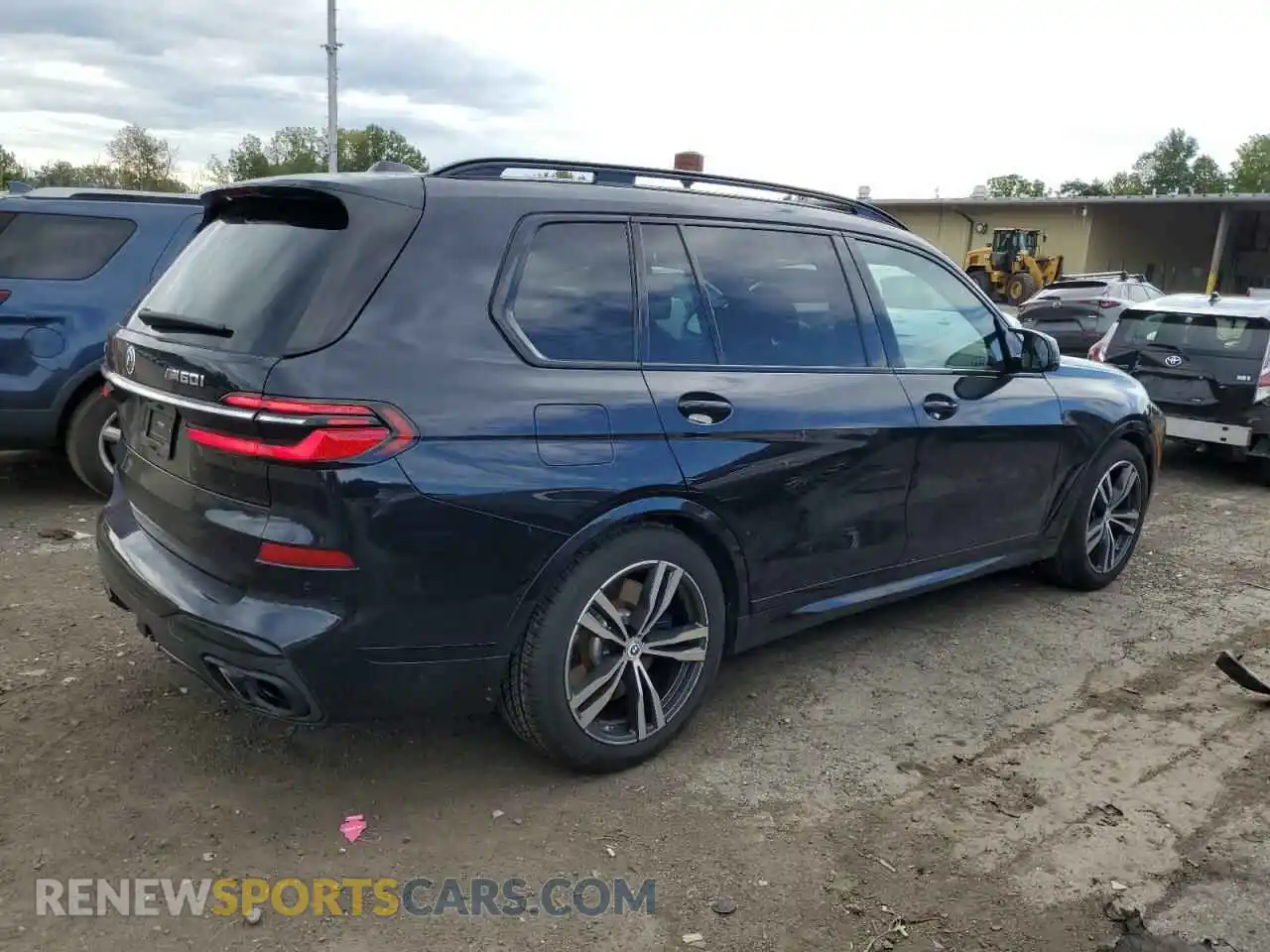 3 fotografías del automóvil dañado 5UX33EM09P9R19611 BMW X7 M60I 2023