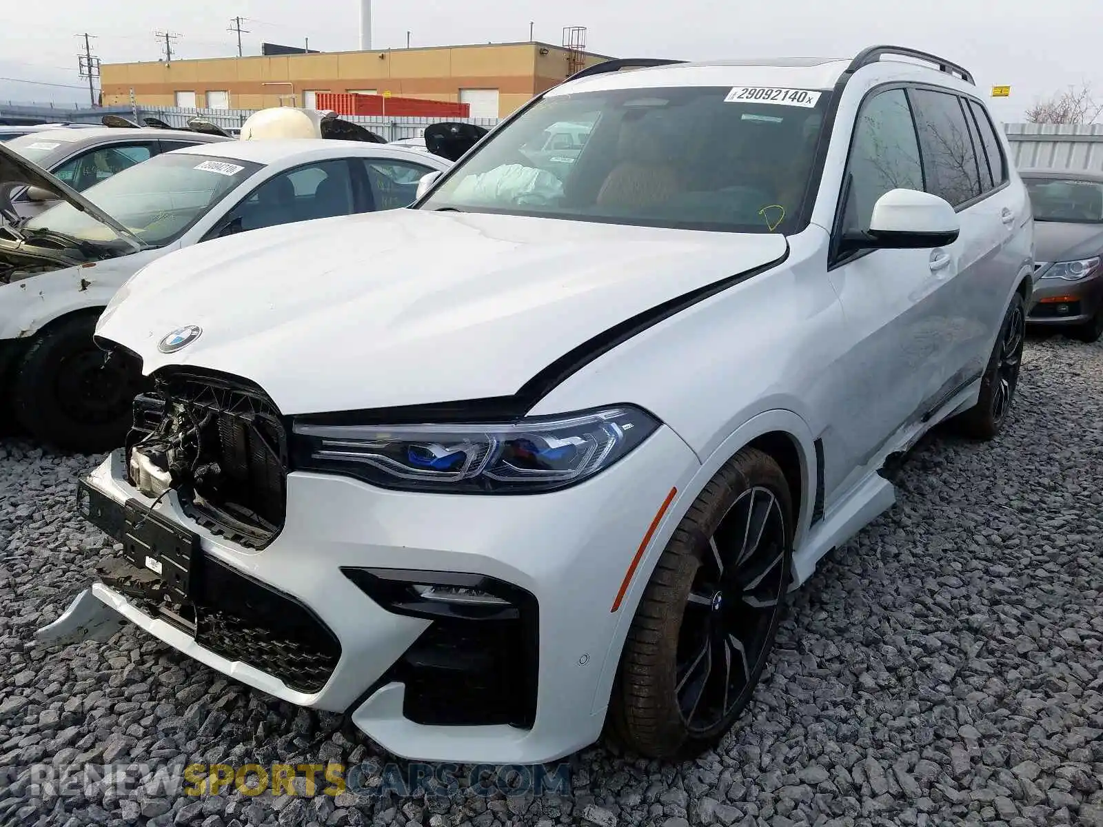 2 Photograph of a damaged car 5UXCW2C59KL084317 BMW X7 XDRIVE4 2019