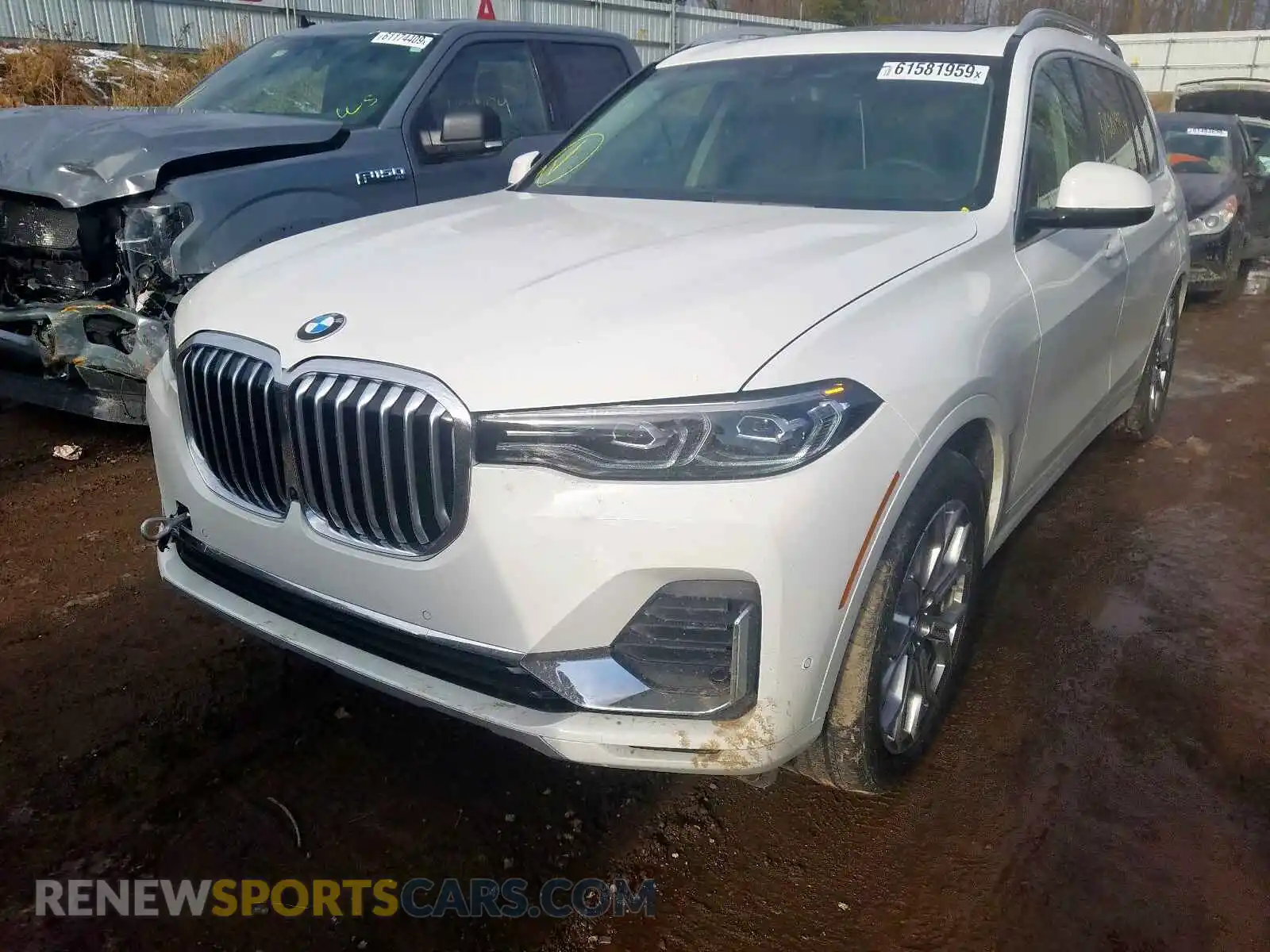 2 Photograph of a damaged car 5UXCW2C04L9B03054 BMW X7 XDRIVE4 2020