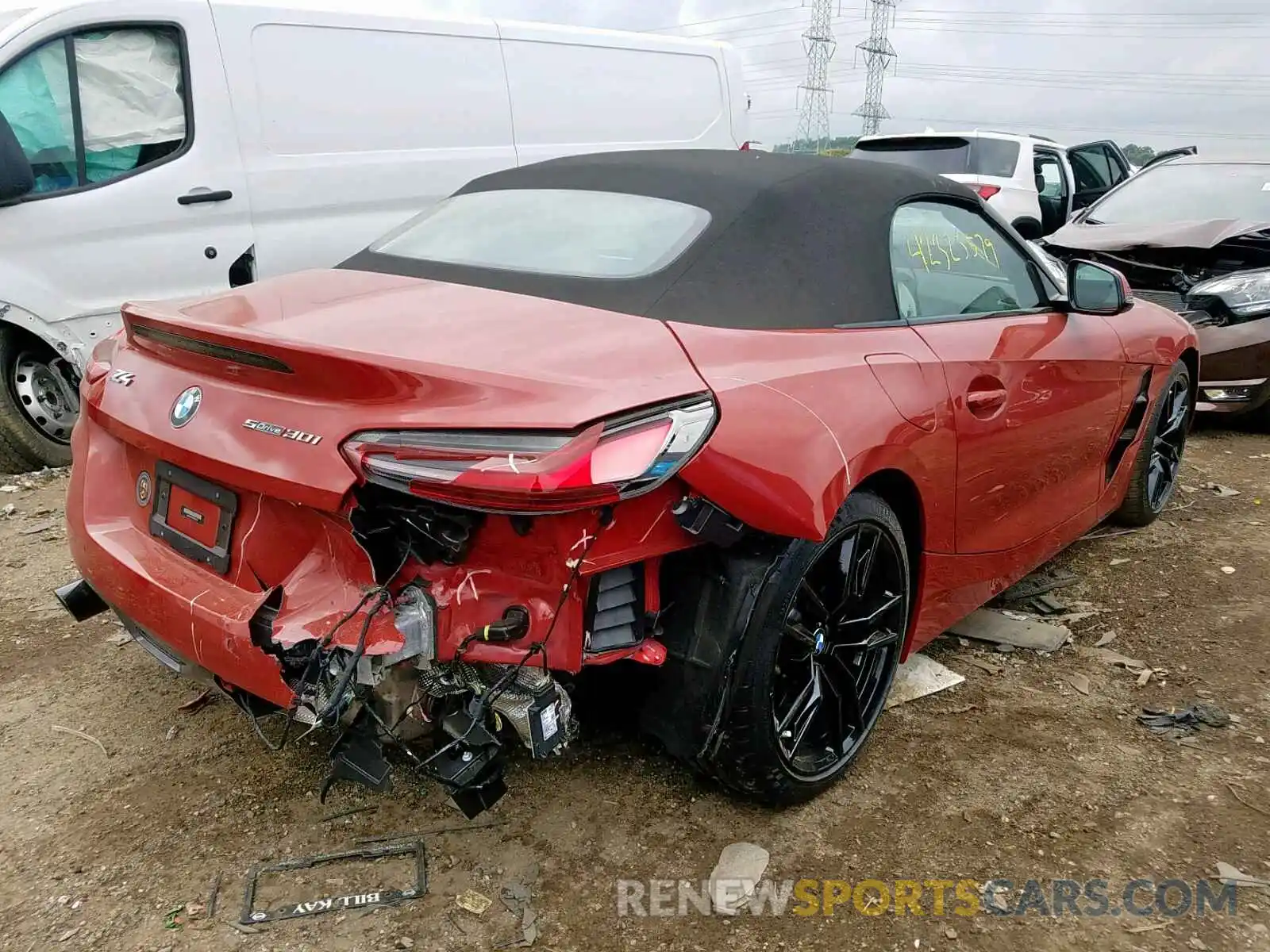 4 Photograph of a damaged car WBAHF3C57KWW24465 BMW Z4 2019