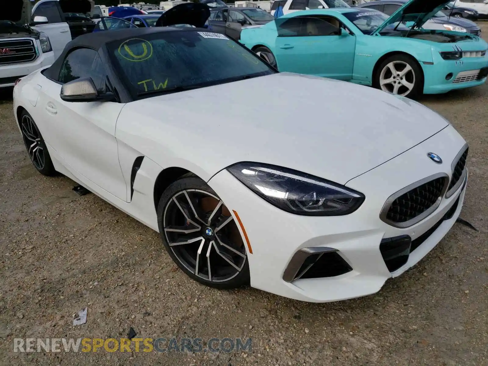 1 Photograph of a damaged car WBAHF9C03LWW48156 BMW Z4 2020