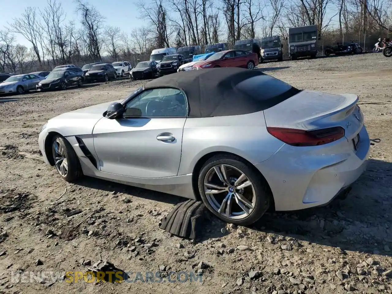 2 Photograph of a damaged car WBAHF3C03NWX99398 BMW Z4 2022