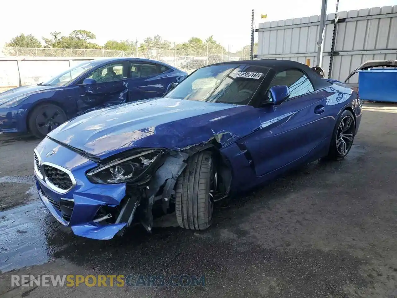 1 Photograph of a damaged car WBAHF3C08SWY44282 BMW Z4 2025
