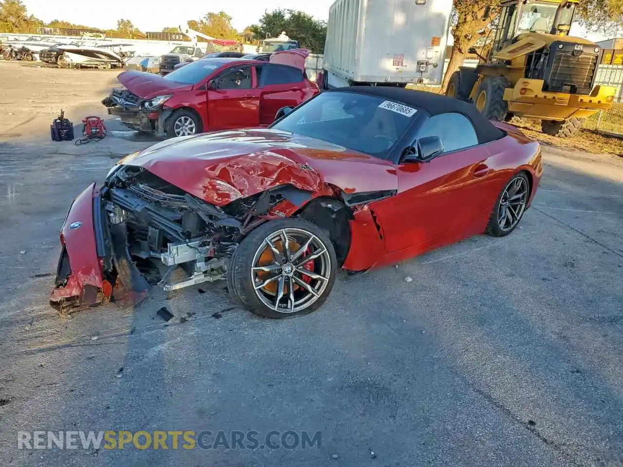 1 fotografías del automóvil dañado WBAHF9C01SWY46538 BMW Z4 2025