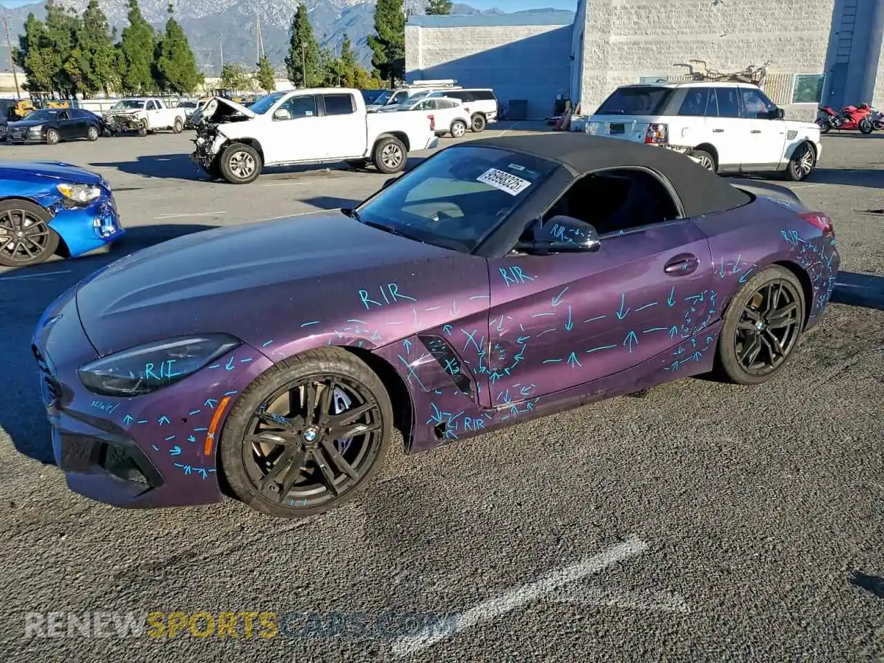 1 Photograph of a damaged car WBAHF9C06SWY40816 BMW Z4 2025
