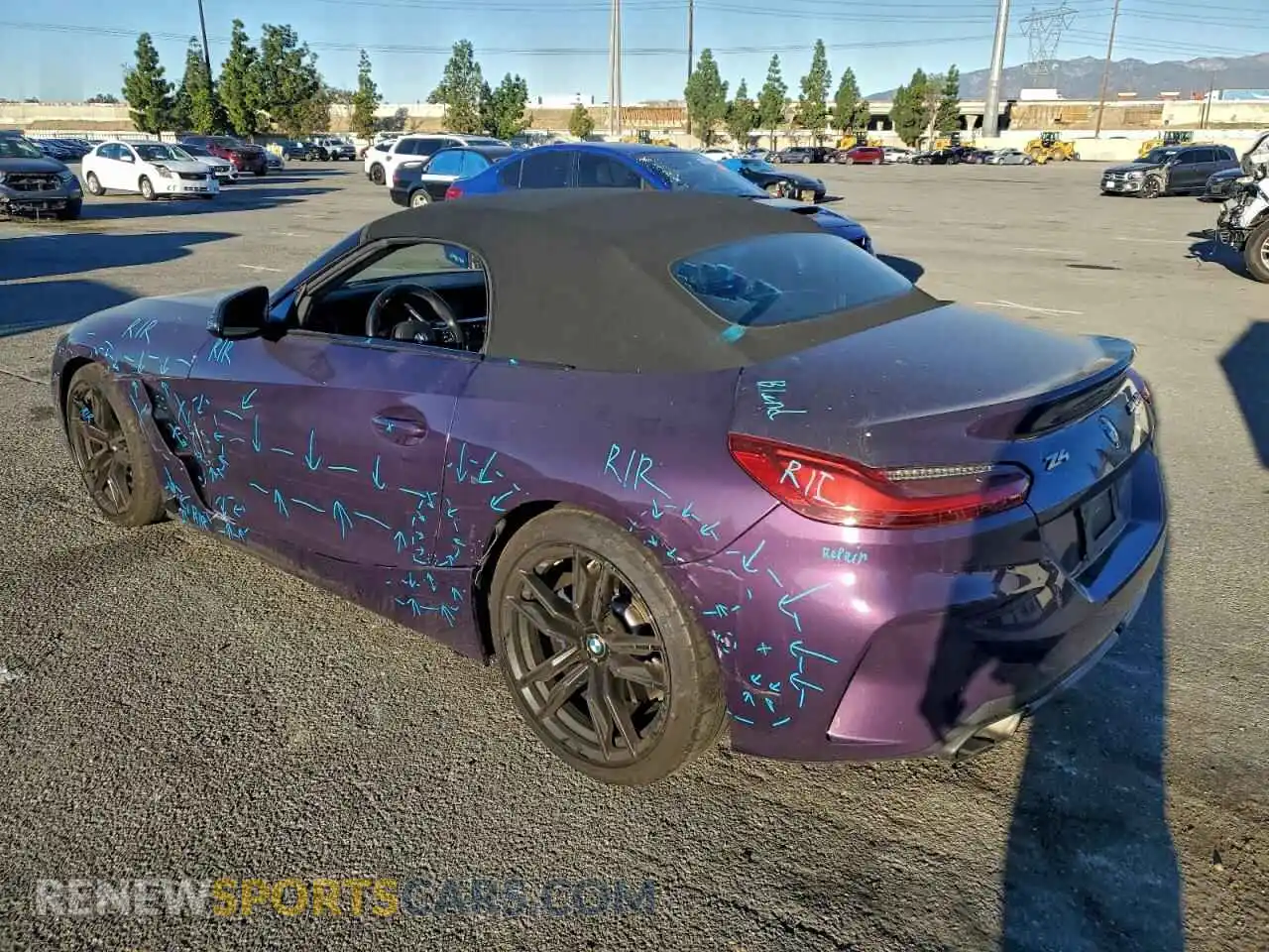 2 Photograph of a damaged car WBAHF9C06SWY40816 BMW Z4 2025