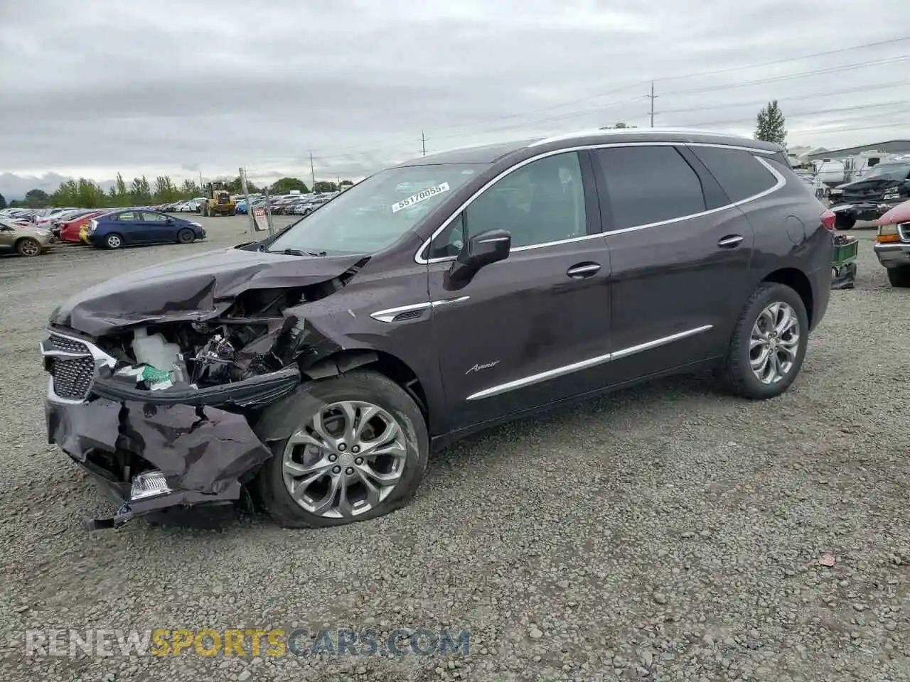 1 Photograph of a damaged car 5GAEVCKW8LJ100809 BUICK ENCLAVE 2020