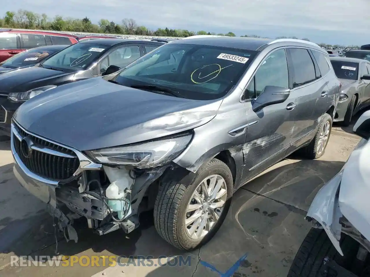 1 Photograph of a damaged car 5GAERBKW0MJ164276 BUICK ENCLAVE 2021