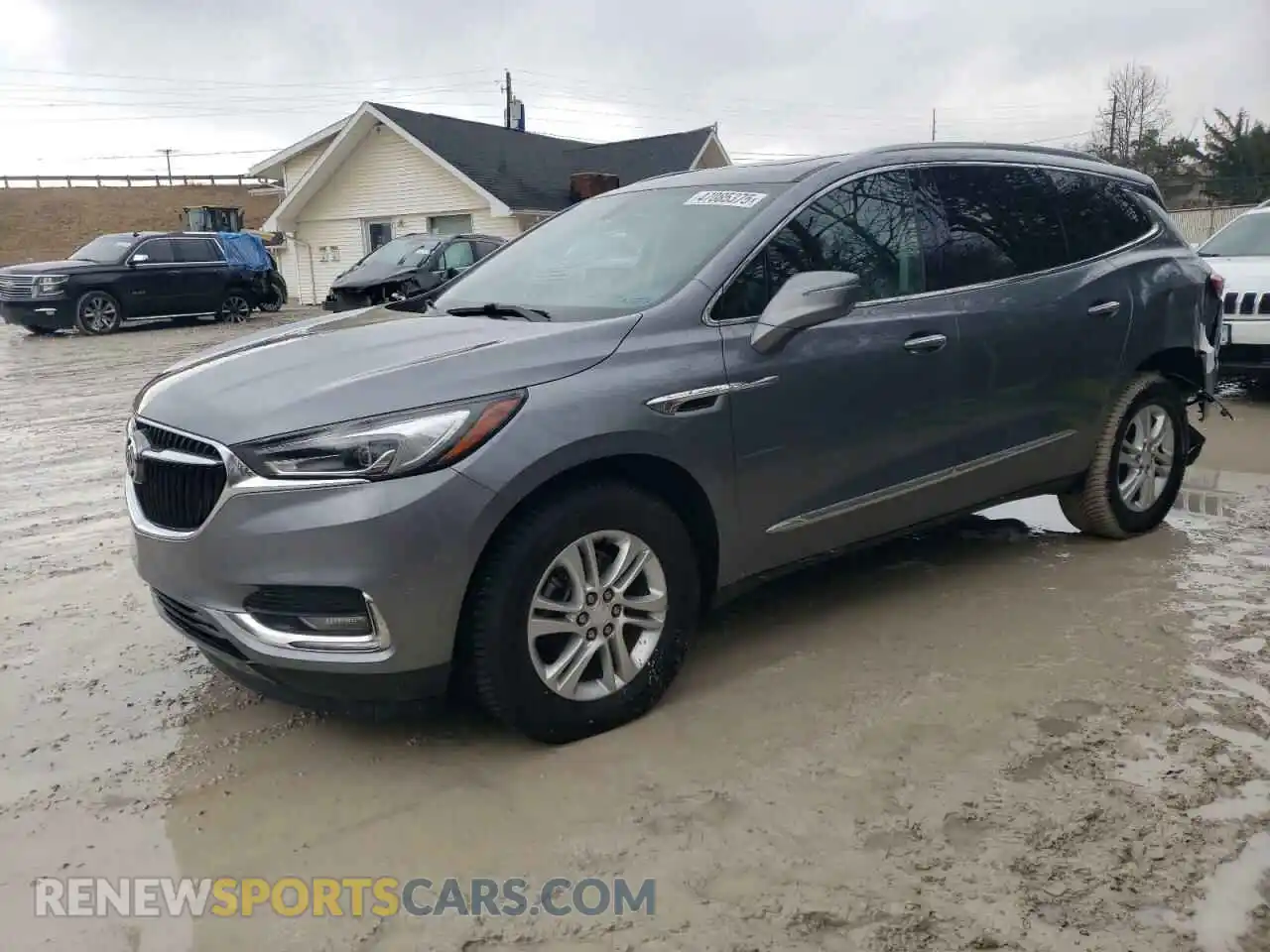 1 Photograph of a damaged car 5GAEVAKW7MJ113900 BUICK ENCLAVE 2021
