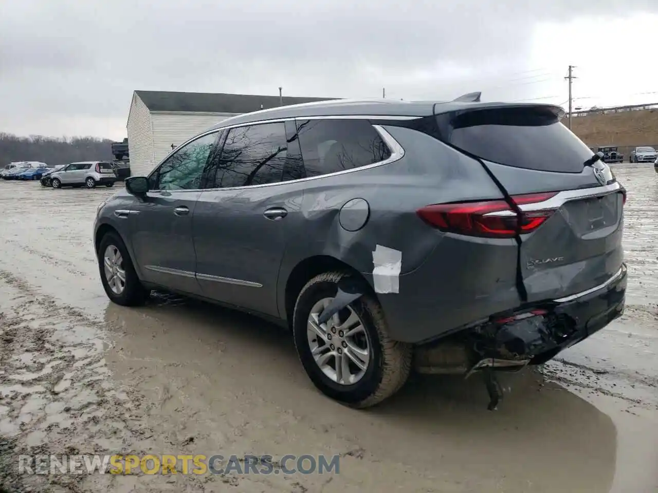2 Photograph of a damaged car 5GAEVAKW7MJ113900 BUICK ENCLAVE 2021