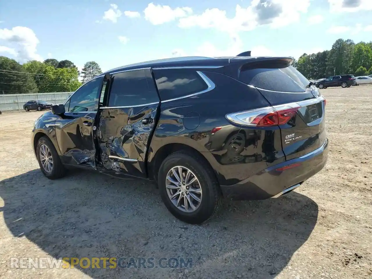 2 Photograph of a damaged car 5GAEVAKW8NJ144316 BUICK ENCLAVE 2022