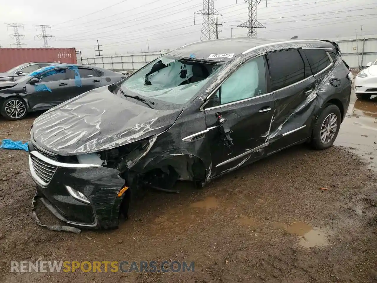 1 Фотография поврежденного автомобиля 5GAEVBKW2NJ110703 BUICK ENCLAVE 2022