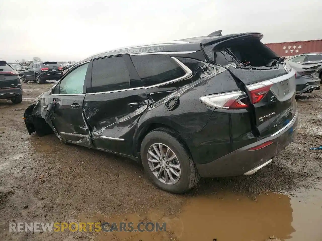 2 Фотография поврежденного автомобиля 5GAEVBKW2NJ110703 BUICK ENCLAVE 2022