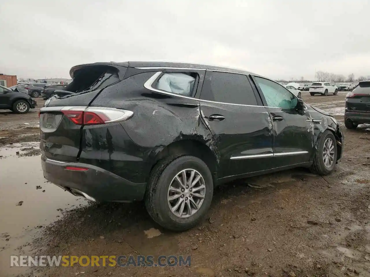 3 Фотография поврежденного автомобиля 5GAEVBKW2NJ110703 BUICK ENCLAVE 2022
