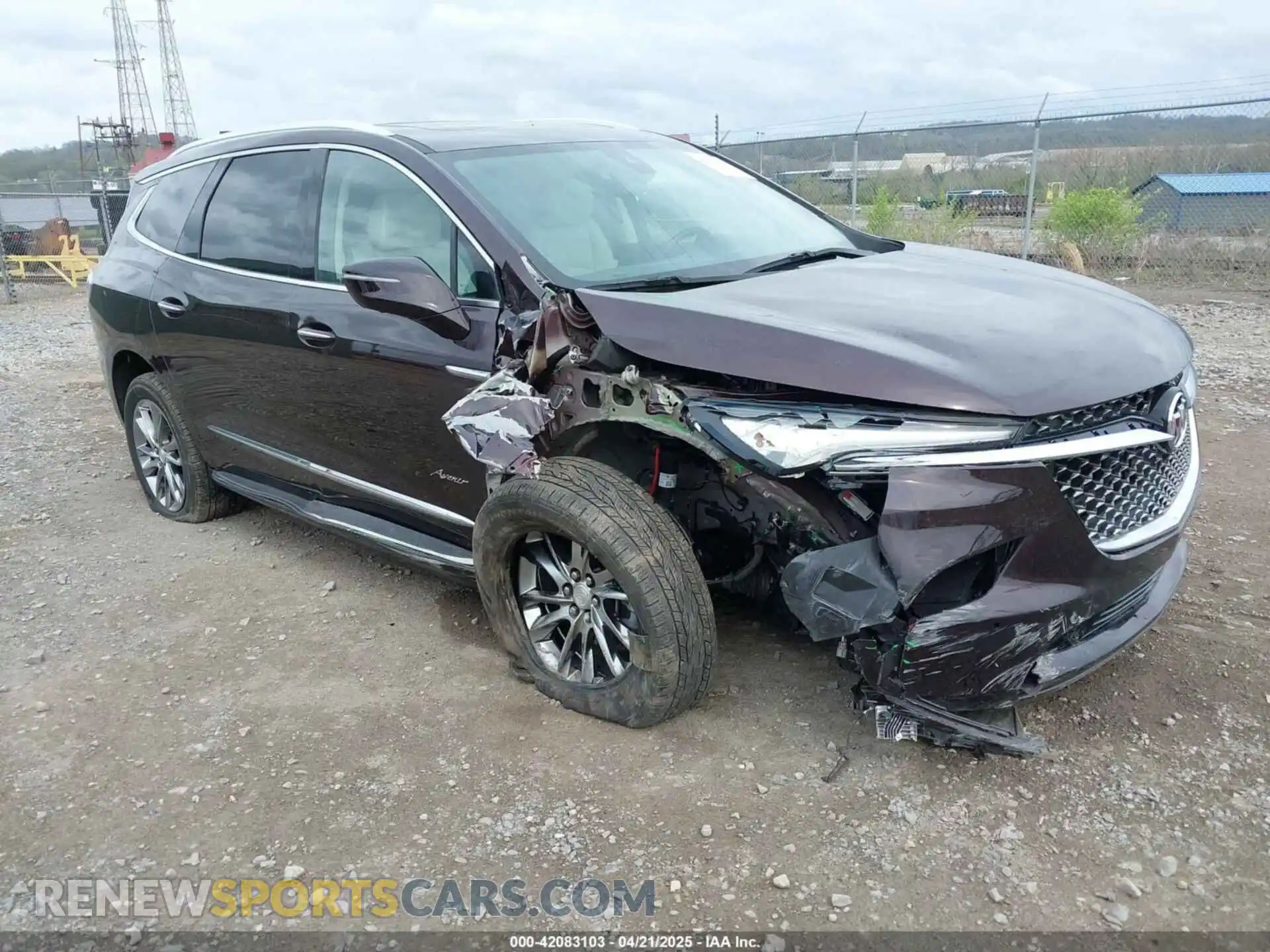 1 Photograph of a damaged car 5GAEVCKW7NJ170966 BUICK ENCLAVE 2022