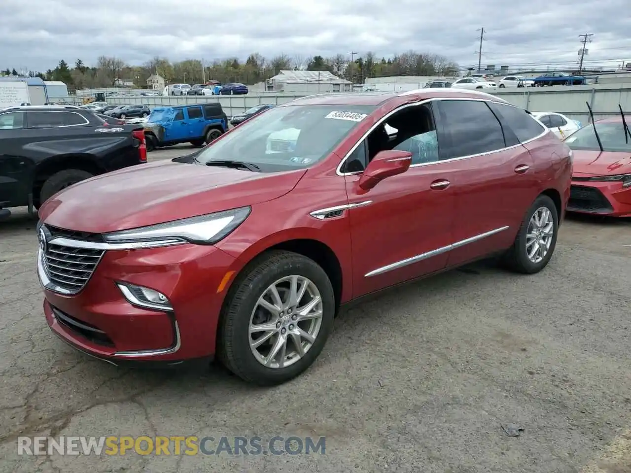 1 Photograph of a damaged car 5GAEVAKW8RJ126209 BUICK ENCLAVE 2024
