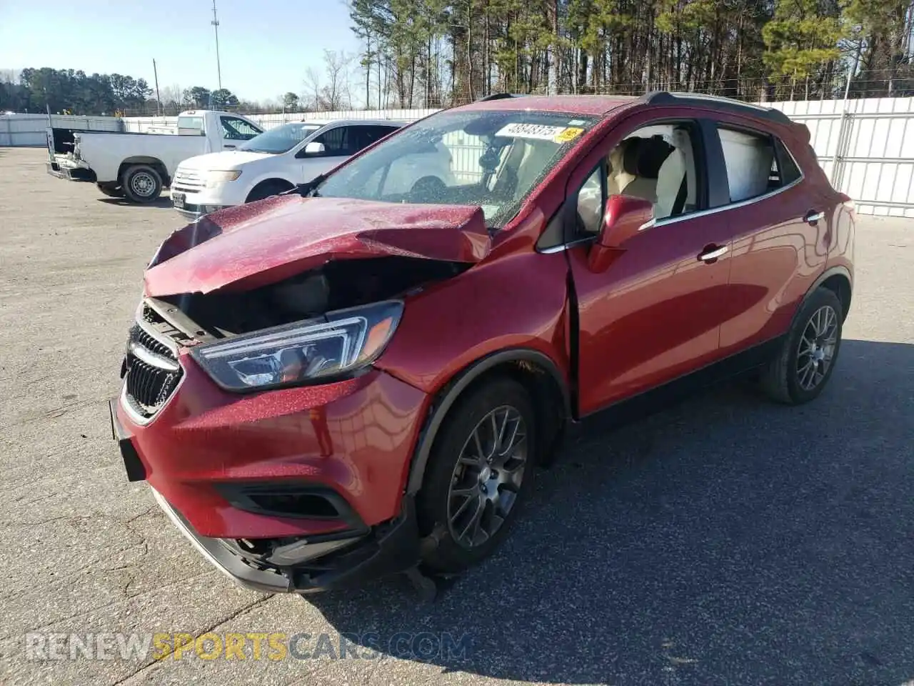 1 Photograph of a damaged car KL4CJ1SB2KB764657 BUICK ENCORE 2019