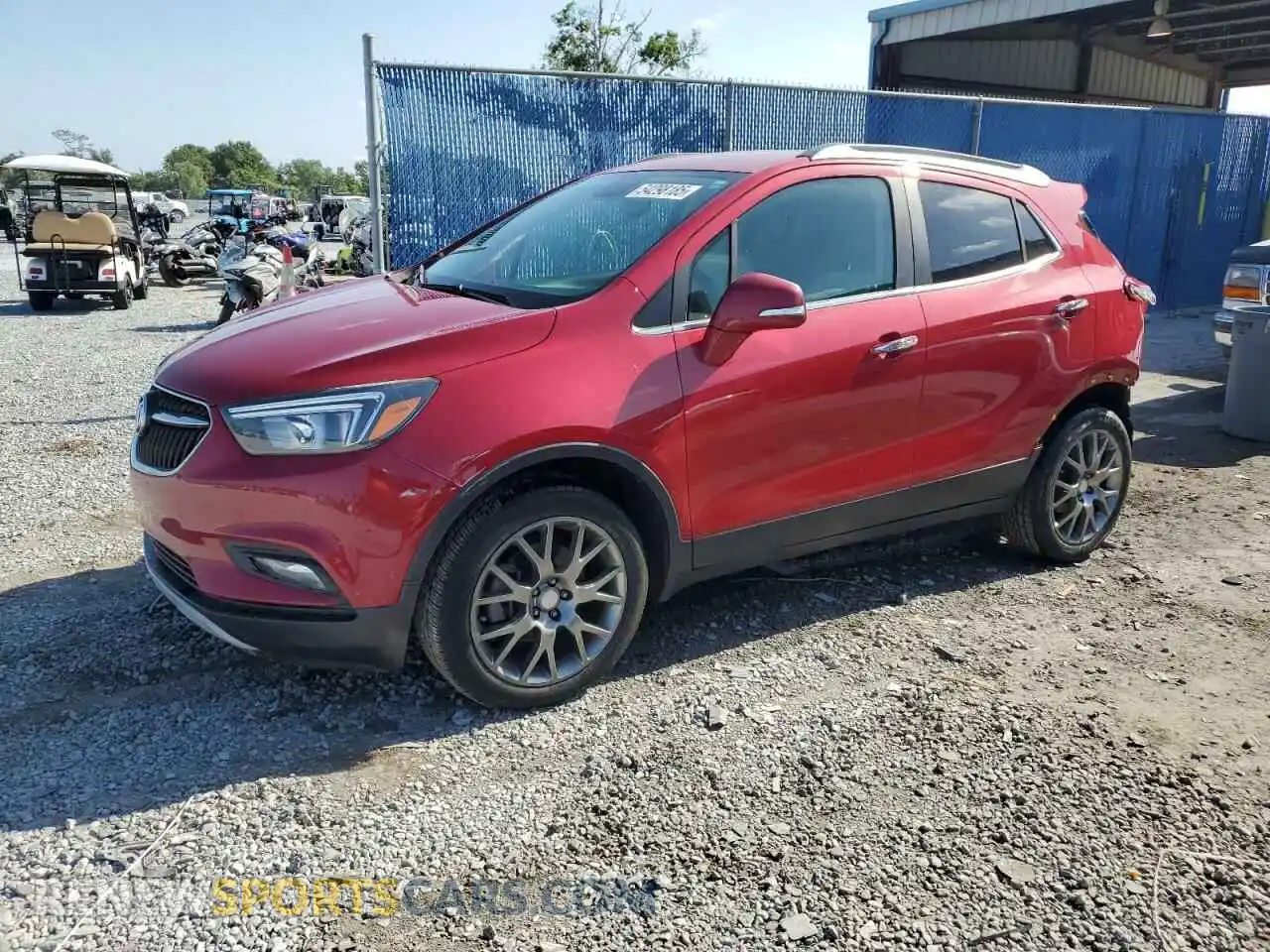 1 Photograph of a damaged car KL4CJ1SB3KB876822 BUICK ENCORE 2019